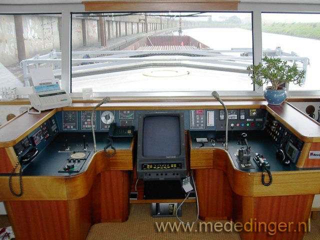 Stuurhut van het motorschip Mededinger