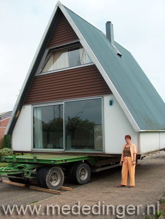De Mededinger vervoerde vakantiehuisje van Harderwijk (NL) naar Leer (D)